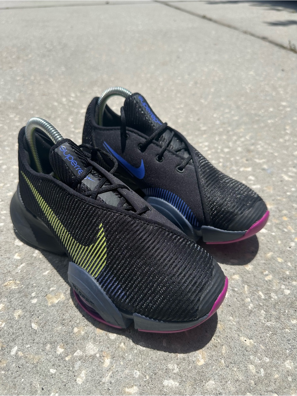 Nike Air Zoom SuperRep 2 Womens Size 7 Black Plum Training Sneakers CU5925-010